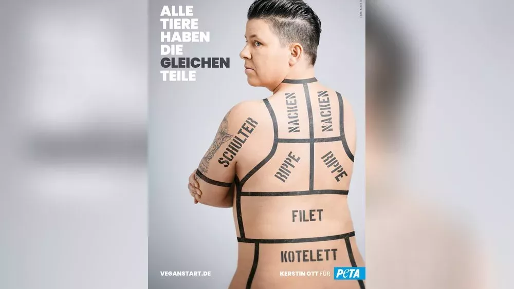 Engagement gegen Tierleid: Kerstin Ott zeigt nackte Tatsachen