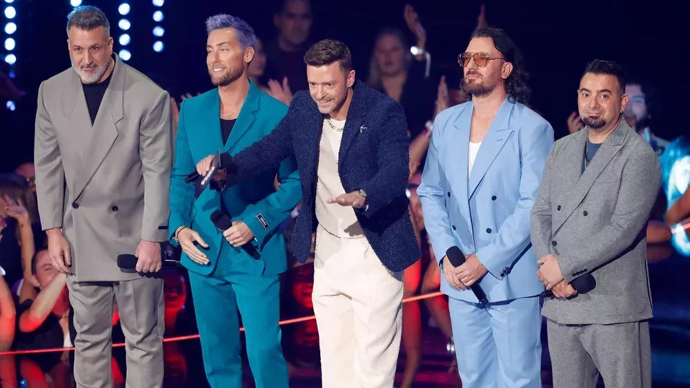 Justin Timberlakes Boygroup *NSYNC wiedervereint auf der Bühne
