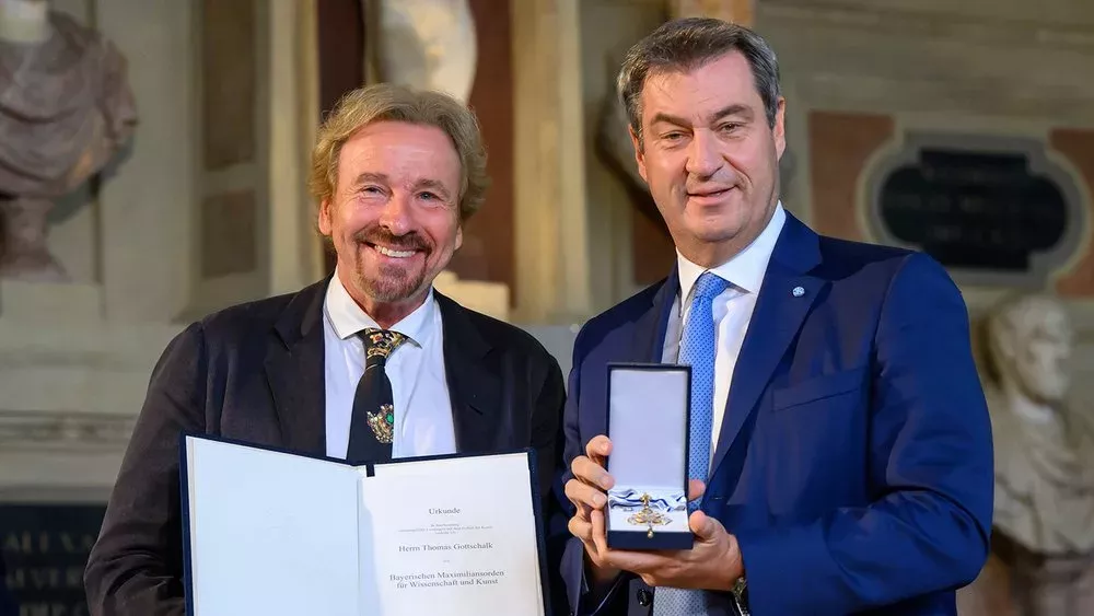 Thomas Gottschalk in München mit Maximiliansorden ausgezeichnet