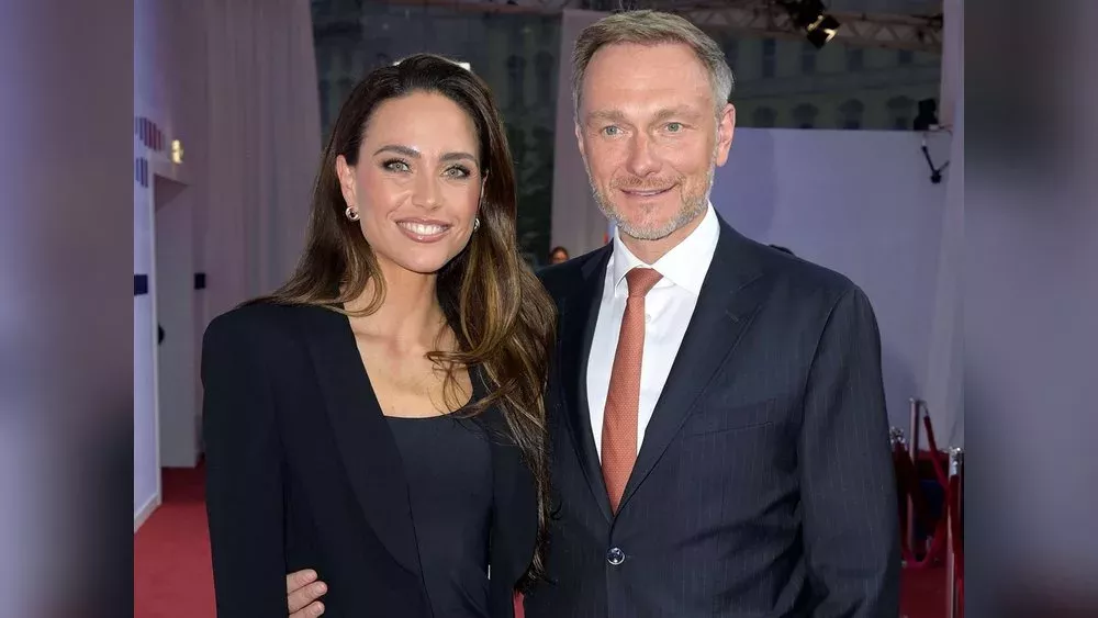 Christian Lindner und Franca Lehfeldt feiern ihren ersten Hochzeitstag