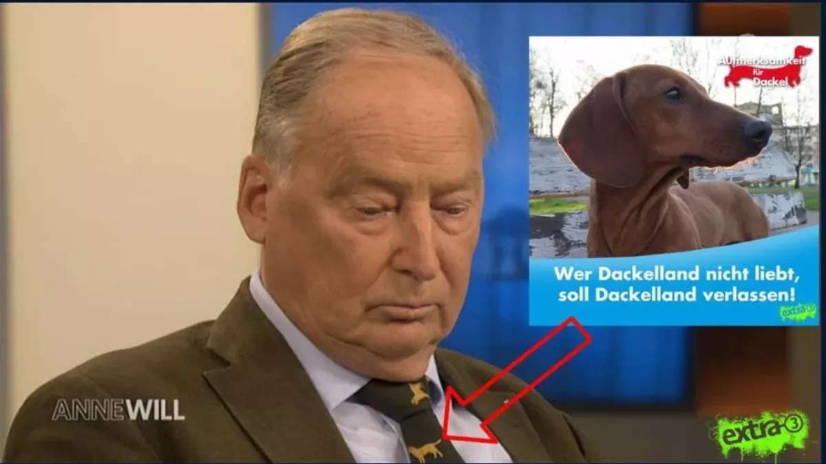 Alexander Gauland: Ohne Dackelkrawatte geht es nicht.