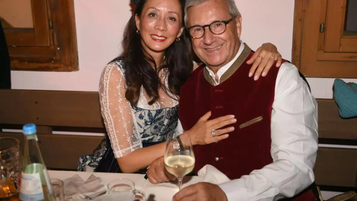 Jan Hofer an der Seite seiner Ehefrau Phong Lan Truong