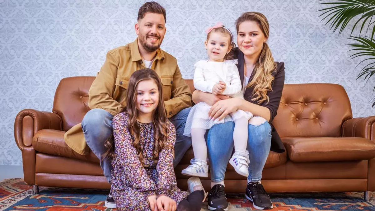 Sylvana und Flo mit Celina und Anastasia