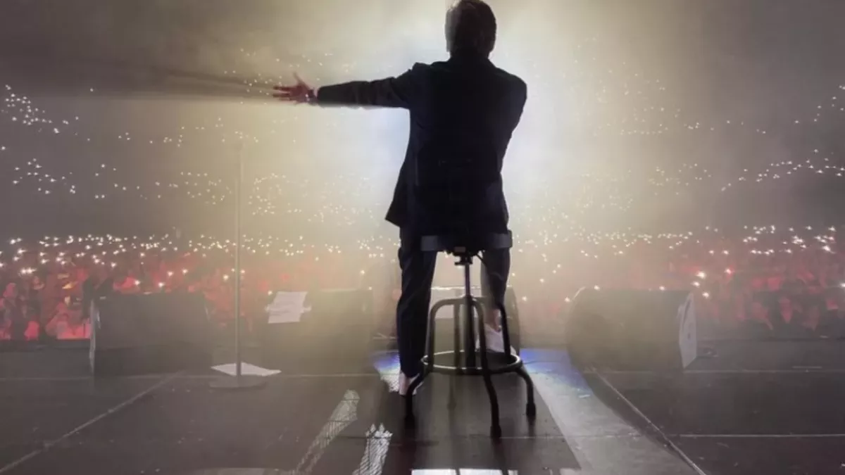 Thomas Anders bei einem Konzert in Madrid (@thomasanders_official)