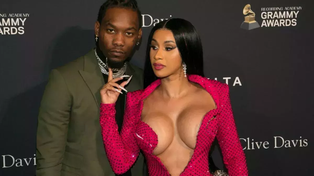 Cardi B und Offset in Beverly Hills, Kalifornien