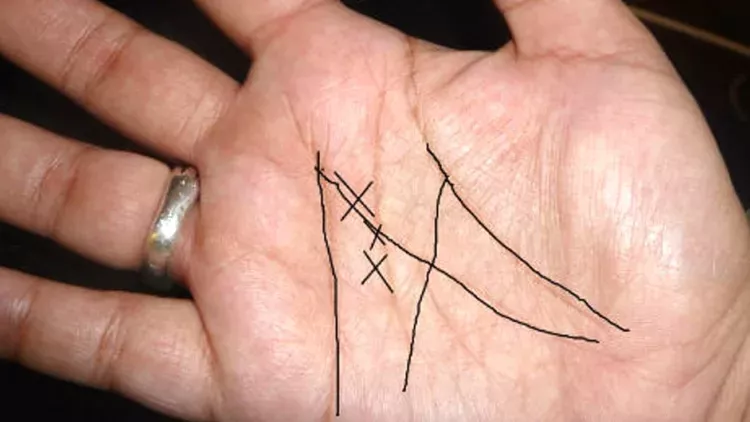 Wenn ihr den Buchstaben M auf eurer Handfläche erkennen könnt, bedeutet das etwas Besonderes