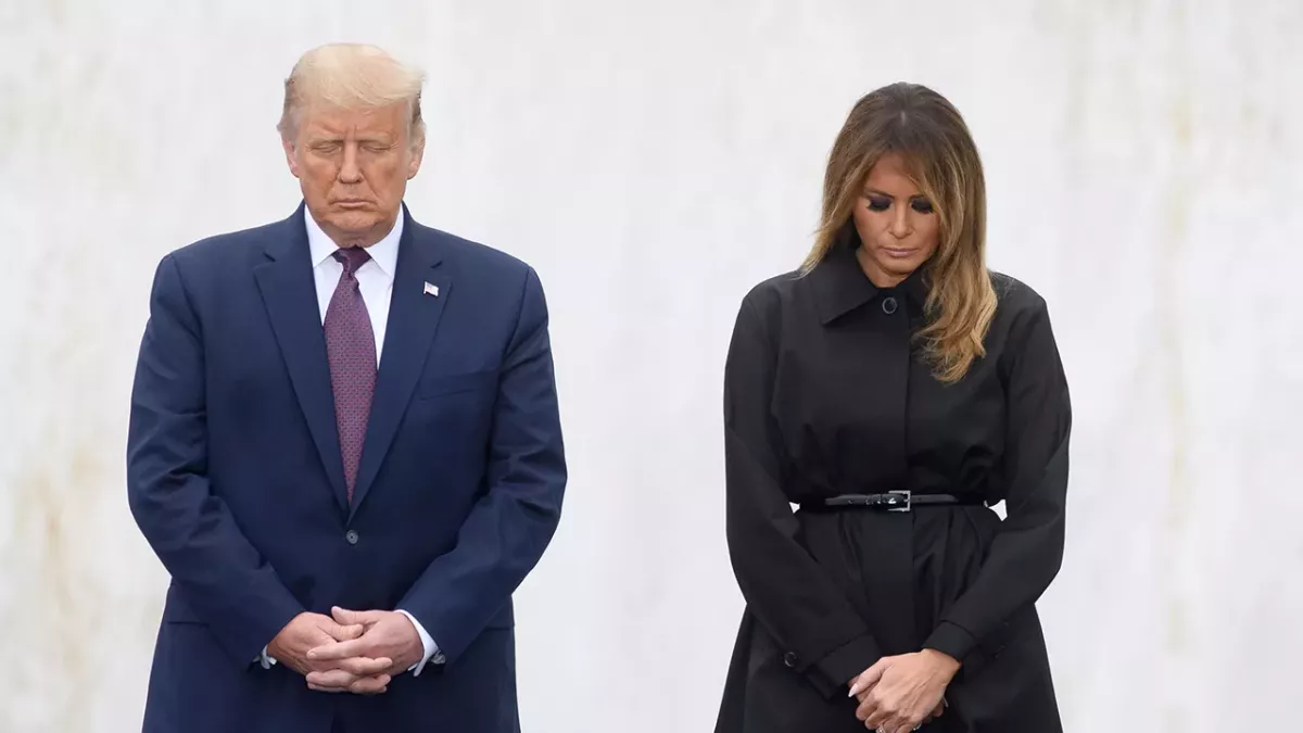 Donald und Melania Trump bei einer offiziellen Veranstaltung