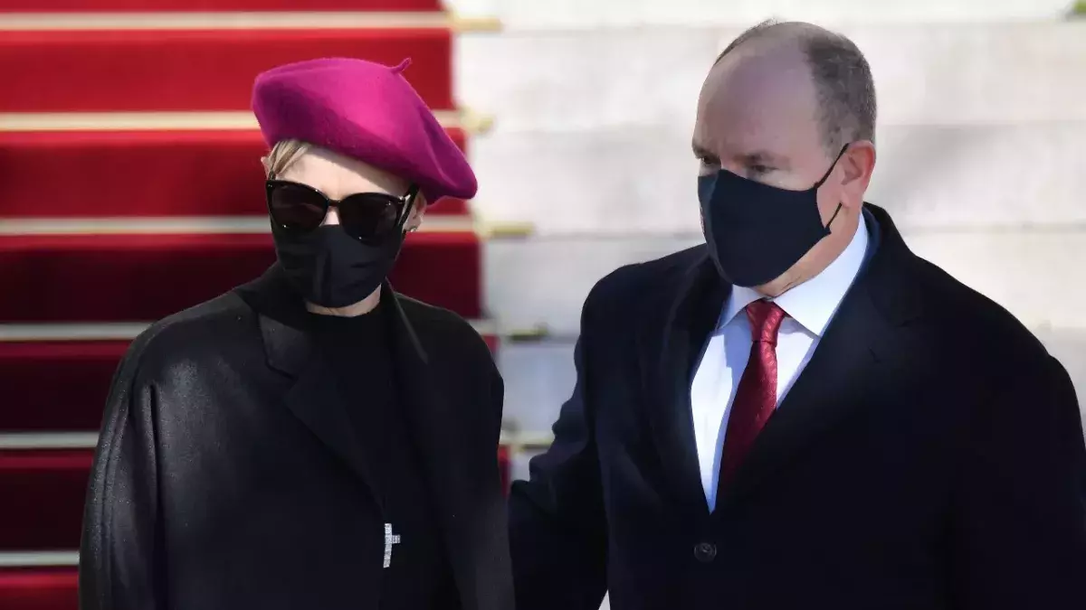 Fürstin Charlène und Fürst Albert von Monaco