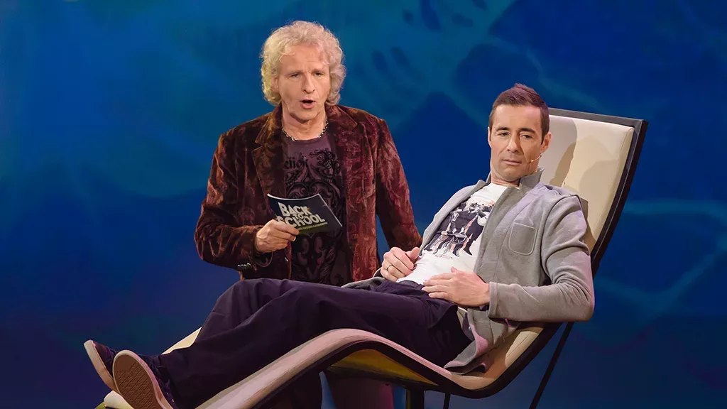 Gottschalk und Pflaume in Zeiten, in denen sie sich anscheinend noch verstanden haben