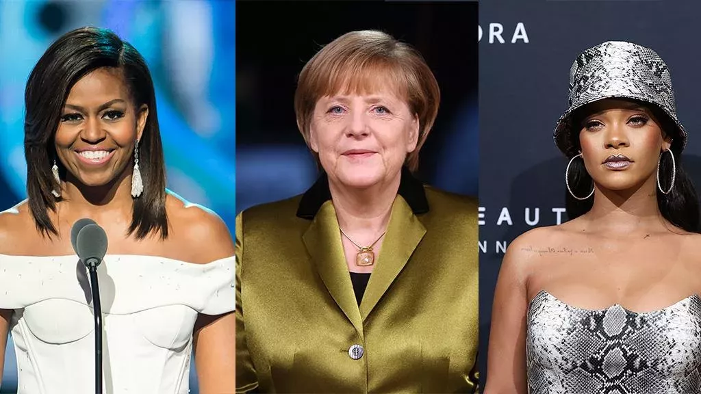Mächtige Frauen in der Politik und im Entertainment-Bereich