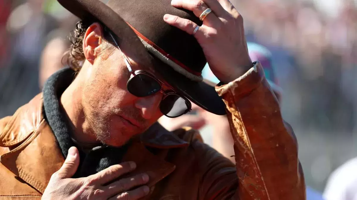 Matthew McConaughey beim F1 Grand Prix of USA
