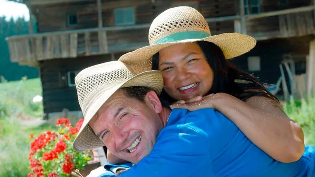 Narumol und Mann Josef