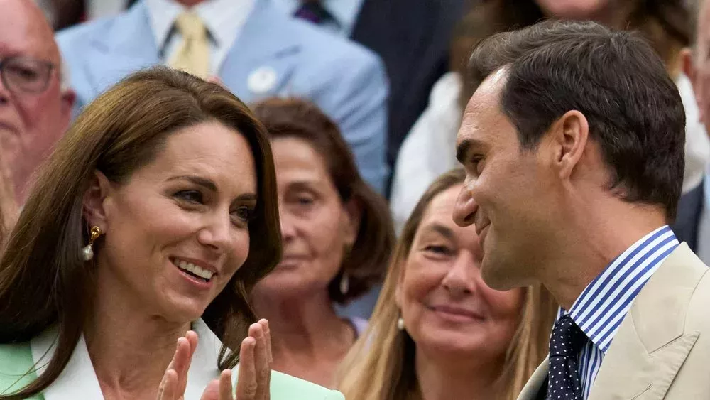 An der Seite von Prinzessin Kate: Roger Federer zurück in Wimbledon