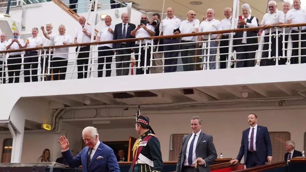 Yacht-Besuch: König Charles feiert in Schottland Britannia-Jubiläum