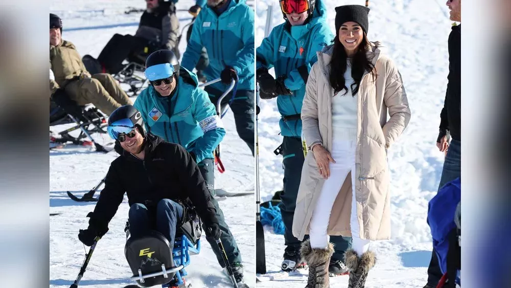 Harry und Meghan in Kanada: Die ersten Bilder von der Skipiste
