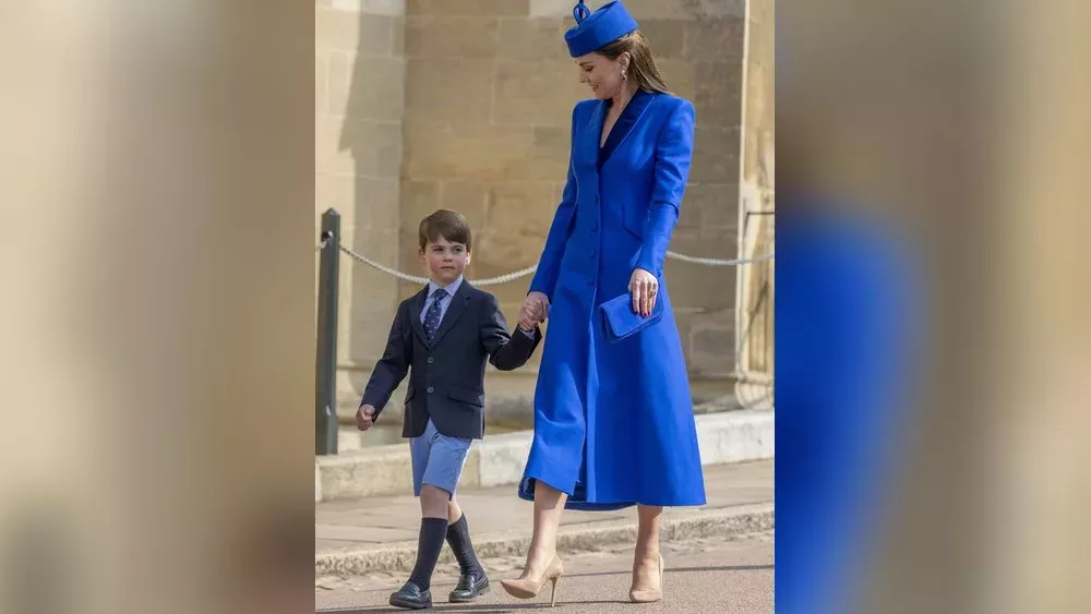 Zum 5. Geburtstag: Mama Kate kutschiert Prinz Louis im Schubkarren