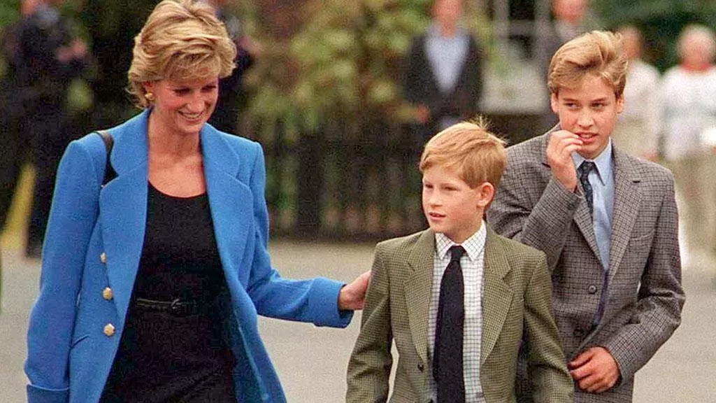 Diana mit ihren Söhnen 