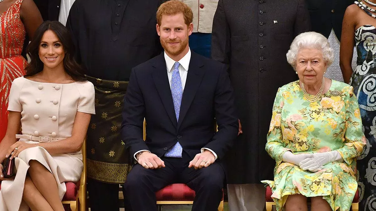 Die Queen mit den Sussex 