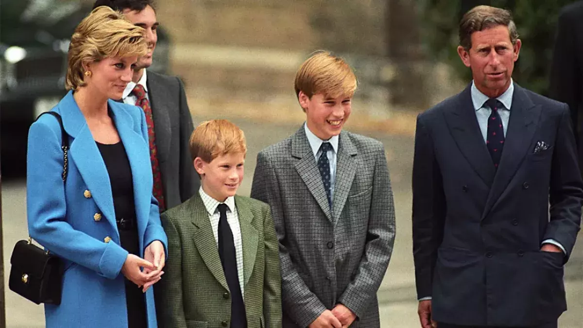 Harry weicht Diana nicht von der Seite