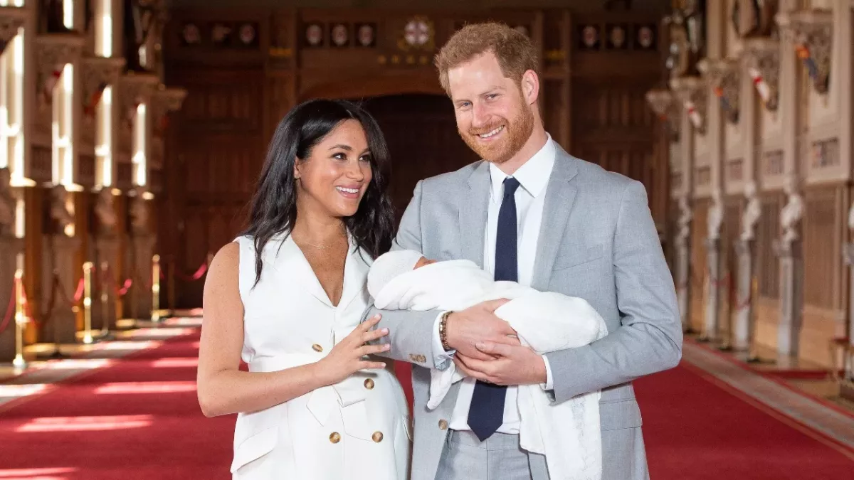 Herzog und Herzogin von Sussex mit Baby Archie