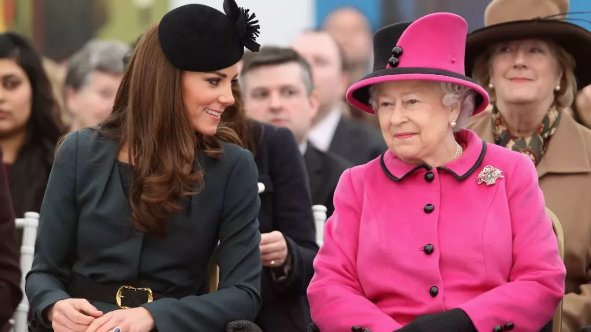 Kate Middleton und Queen Elizabeth II