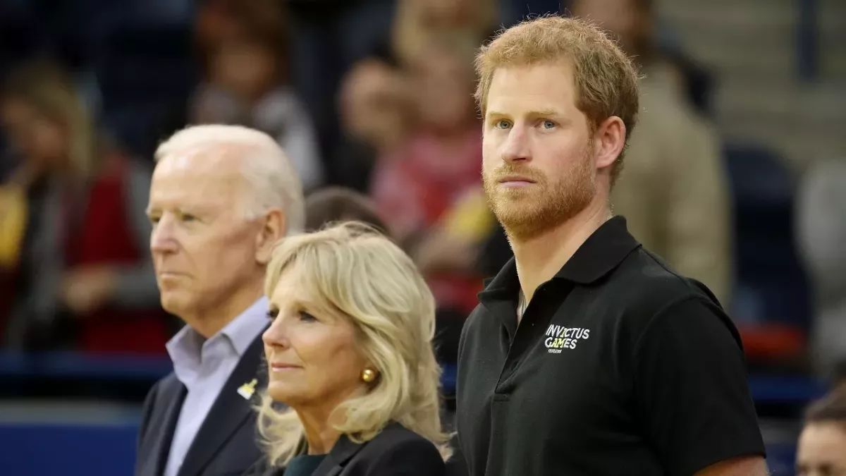 Prinz Harry und die Bidens