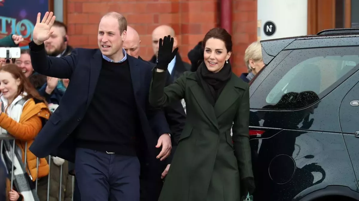 Prinz William und Herzogin Kate besuchen den Blackpool Tower
