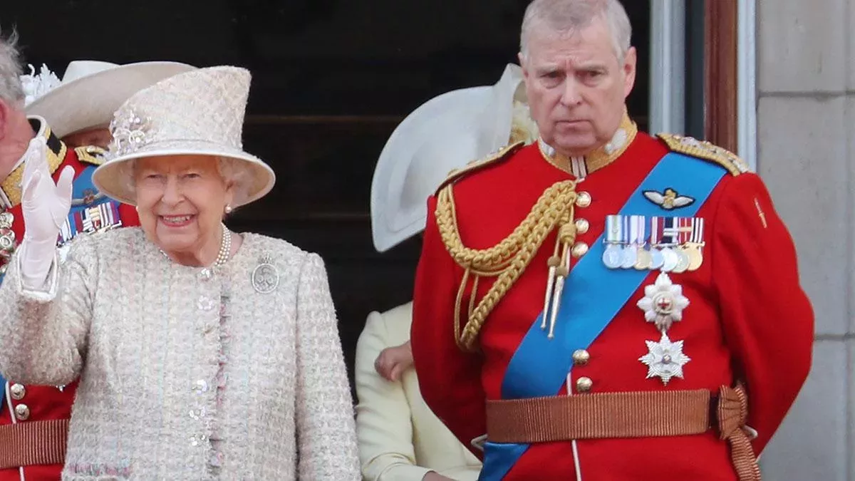 Queen und Prinz Andrew