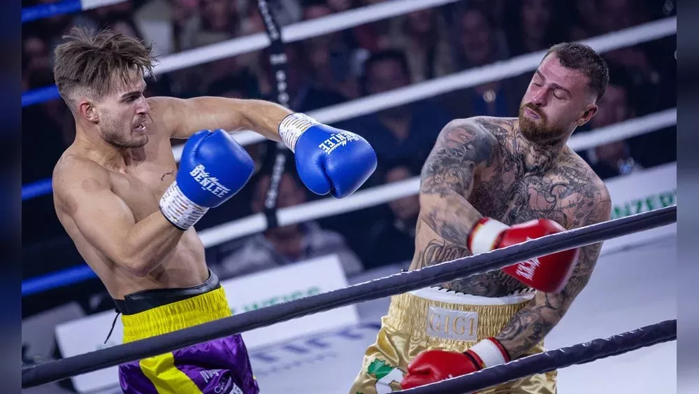 Can Kaplan schlägt Gigi Birofio und gewinnt "Fame Fighting"