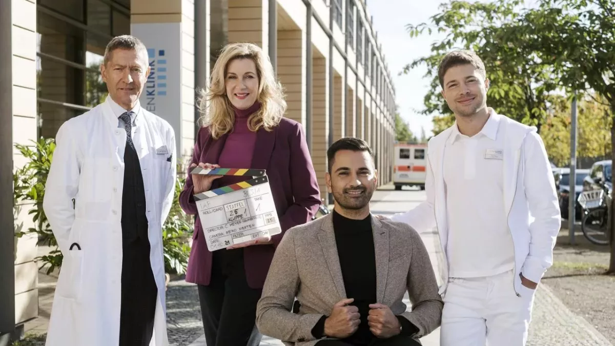 Die Schausspielenden: Udo Schenk, Alexa Maria Surholt, Tan Caglar und Jascha Rust.