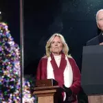Weihnachtsbaum leuchtet: Joe Biden sorgt für festliche Stimmung