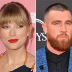 Kuss auf die Backe: Taylor Swift und Travis Kelce turteln auf Foto