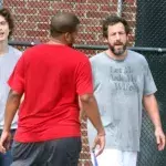 Timothée Chalamet und Adam Sandler spielen eine Runde Basketball