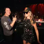 Heidi Klum feiert Release-Party mit DJ Tiësto und Karolína Kurková