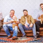 Die Wollny-Männer ohne Jeremy Pascal, v.l.n.r. Peter, Harald, Flo, Tim.
