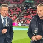 Lothar Mathhäus bei einem seiner Experteneinsätze.
