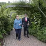 Angela Merkle und Joachim Sauer