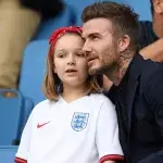 David Beckham und Tochter Harper