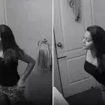 Frau filmt sich beim Ausziehen im Bad, doch ihre Nachricht ist eine ganz andere!