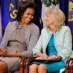 First Ladies unter sich: Michelle Obama und Jill Biden