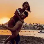 Gemeinsam im Urlaub: Sarah Lombardi und ihr Tanzpartner