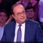 Hollande bei seinem Fauxpas.