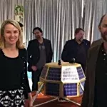 Marissa Mayer beim Launch des Moon Express.