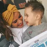 Sarah Lombardi mit Sohn