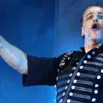 Till Lindemann bei einem Rammstein-Konzert