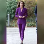 Hingucker! Prinzessin Kate zieht im lila Anzug alle Blicke auf sich
