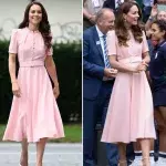 Hier recycelt Prinzessin Kate ihr rosa Wimbledon-Kleid von 2021