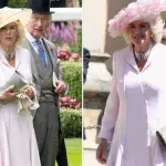 Königin Camilla recycelt Kleid von Harry und Meghans Hochzeit