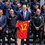König Felipe empfängt die Nations-League-Sieger 2023
