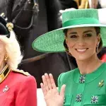 "Trooping the Colour": Prinzessin Kate bezaubert in grünem Outfit